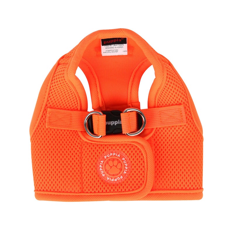 Puppia Neon Soft Vest Harness B, X-Large, Orange - Image 1